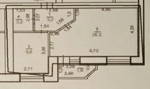 1-к квартира, 45 кв. м, Оренбург, улица Терешковой, дом 263/4