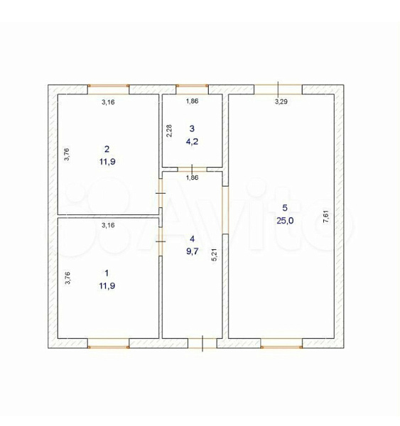 Объект, 64 кв. м, Оренбург, улица Проезд 15