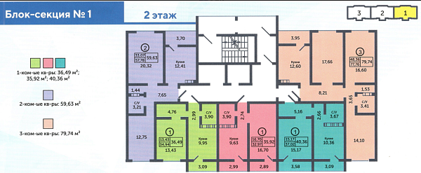 2-к квартира, 60 кв. м, Оренбург, улица Берёзка, 21