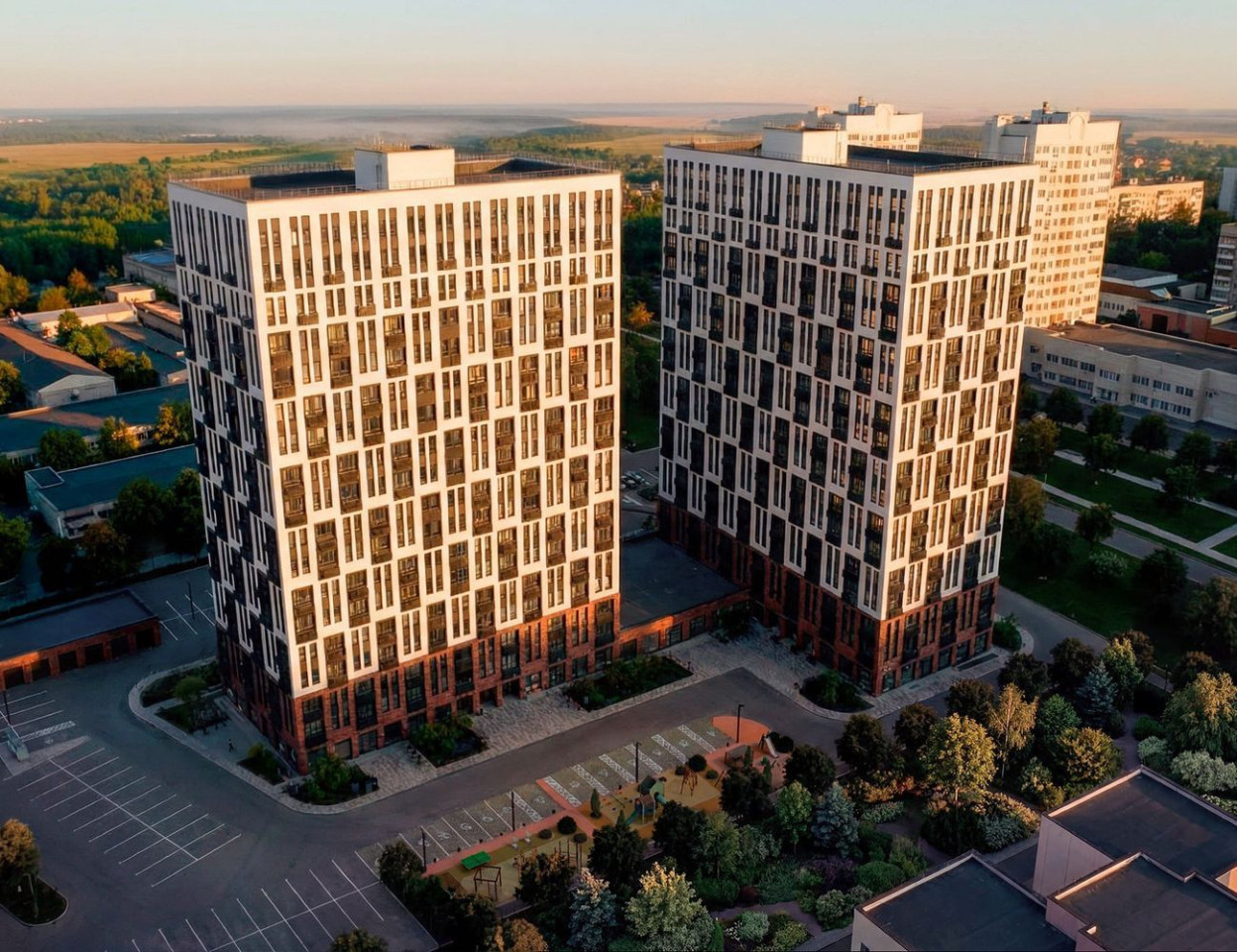 2-комнатная квартира в ЖК "Птица", 66.3 кв.м.