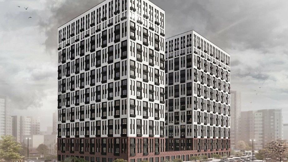 1-комнатная квартира в ЖК "Птица", 44.3 кв.м.