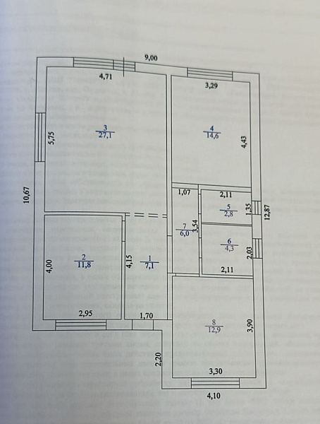 Дом, 117 кв.м., Комсомольская улица, 111/1, Оренбург