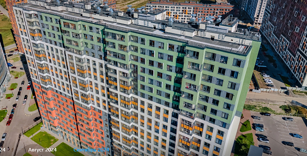 1-к квартира, 38.7 кв. м, Новосаратовка, улица Первых, 2 к3